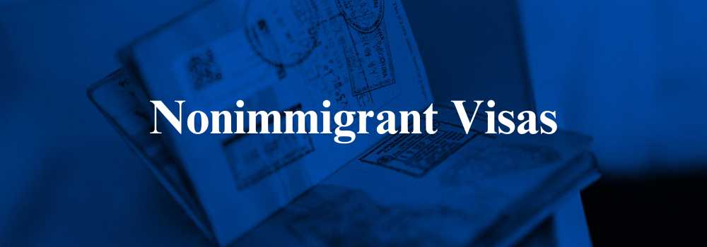 Title Header Image for Nonimmigrant Visas